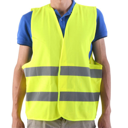 Vestă Reflectorizantă de Siguranță - Galben, Clasa 2 (EN ISO 20471, Mărime XL) [2]
