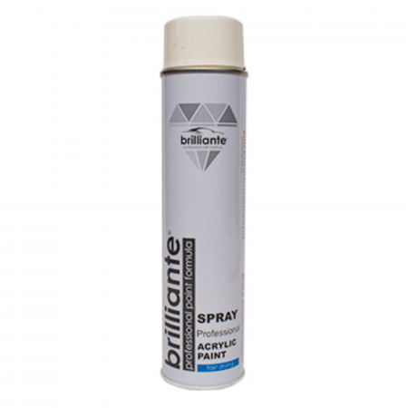 Vopsea Auto - Vopsea Spray Acrilică Brilliante Alb Pur Lucios RAL 9010 600 ml