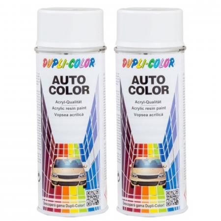 Vopsea Auto - Pachet 2 x Vopsea spray auto Dacia alb boreal Dupli Color  350 ml