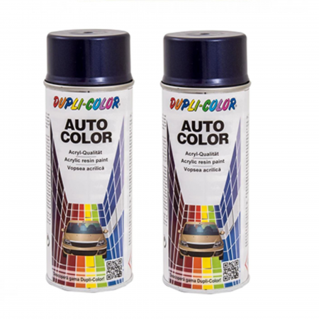 Vopsea Auto - Pachet 2 x Vopsea spray auto Dacia albastru violet metalizată Dupli-Color 350 ml