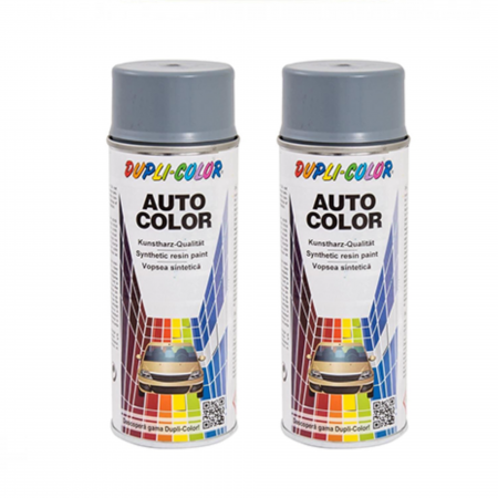 Vopsea Auto - Pachet 2 x Vopsea spray auto Dacia gri metal 850 Dupli-Color 350 ml