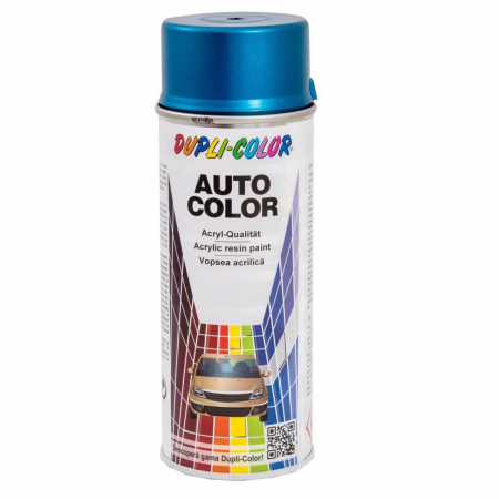 Vopsea Auto - Vopsea spray auto Dacia albastru electric metalizată Dupli Color 350 ml