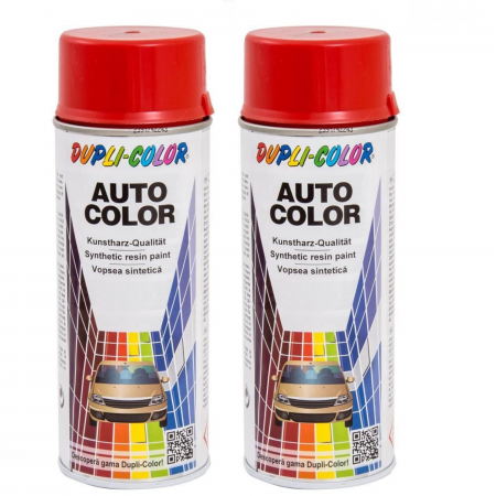 Vopsea Auto - Pachet 2 x Vopsea spray auto Dacia roșu Nova Dupli-Color 350 ml