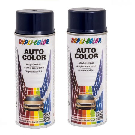 Vopsea Auto - Pachet 2 x Vopsea Spray Auto Logan Albastru Marin 061E Dupli-Color 350 ml