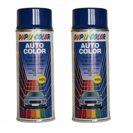 Vopsea Auto - Pachet 2 x Vopsea Spray Auto Skoda Albastru Dynamic 4590 Dupli-Color 400 ml