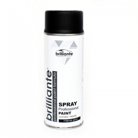 Vopsea Auto - Vopsea Spray Brilliante Cauciucată Negru 400 ml