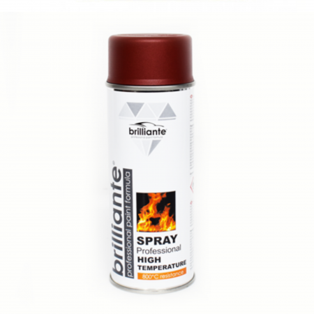 Vopsea Auto - Vopsea Spray Brilliante Temperaturi Inalte Rosu 400 ml