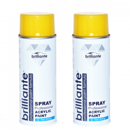 Pachete si promotii - Pachet 2 x Vopsea Spray Brilliante Galben Auriu RAL 1004 400 ml
