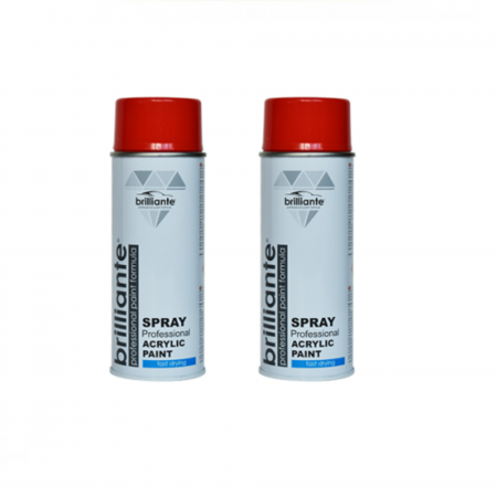 Vopsea Auto - Pachet 2 x Vopsea Spray Brilliante Roșu RAL 3001 400 ml