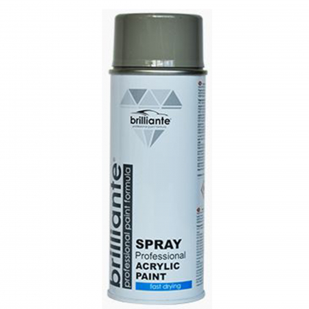 Branduri - Vopsea Spray Gri Piatra, Ral 7030, Brilliante, 400 ml