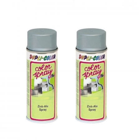 Vopsea Auto - Pachet 2 x  Vopsea spray Zinc Aluminiu 400 ml Dupli Color