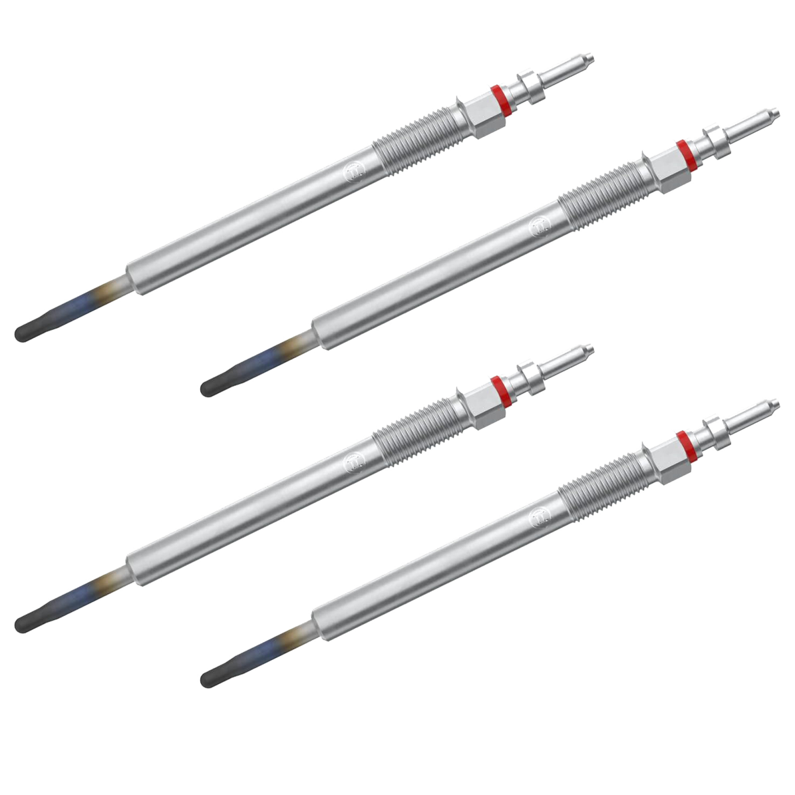 Set 4 bujii incandescente Bosch pentru Hyundai ix35, Santa Fe II III, Grand Santa Fe, Kia Sorento II, Sportage III