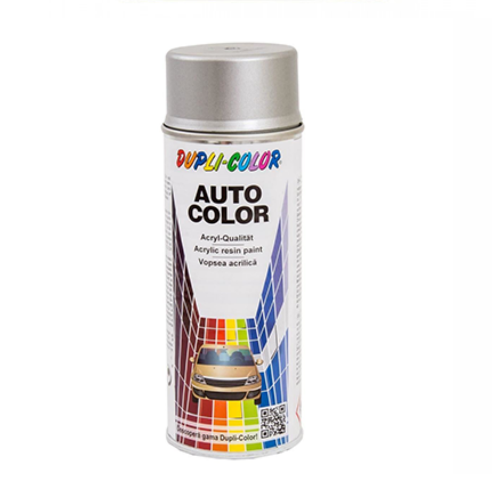 Vopsea Spray Auto Dacia Argintiu Diamant Metalizată Dupli-Color 350 ml