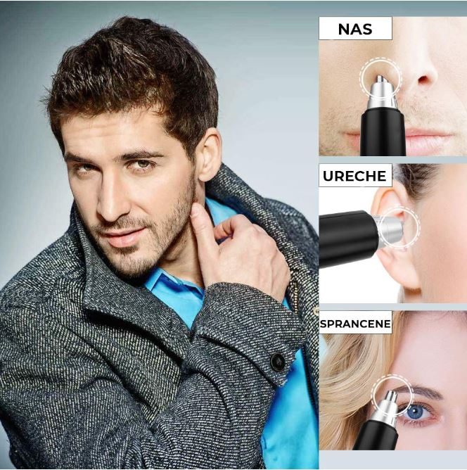 Aparat pentru tuns parul din nas si urechi - trimmer pentru nas si urechi [5]