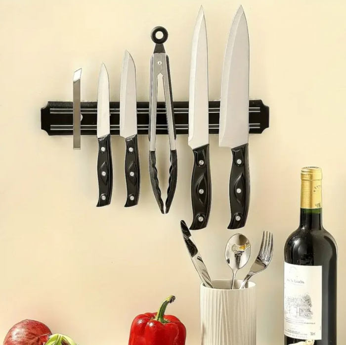 Bara magnetica pentru cutite, scule sau instrumente bricolaj, prindere in 2 suruburi, lungime 33 cm [4]