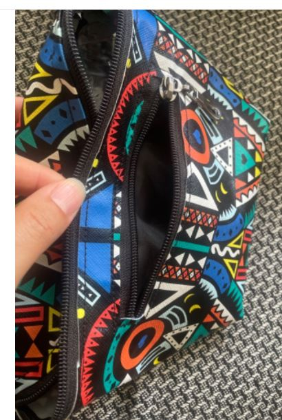 Borseta impermeabila, 3 compartimente, piele ecologica, 31x24 cm [4]