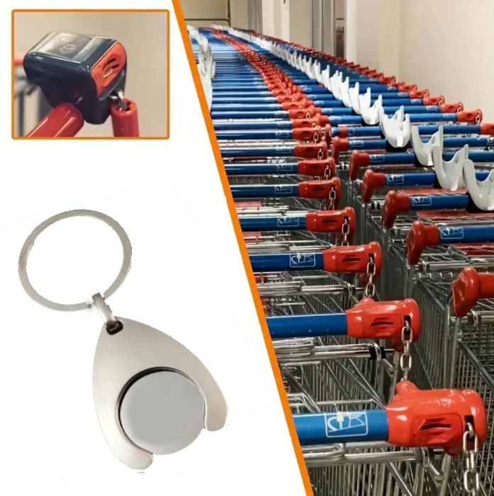 Breloc practic cu moneda pentru carucior [2]
