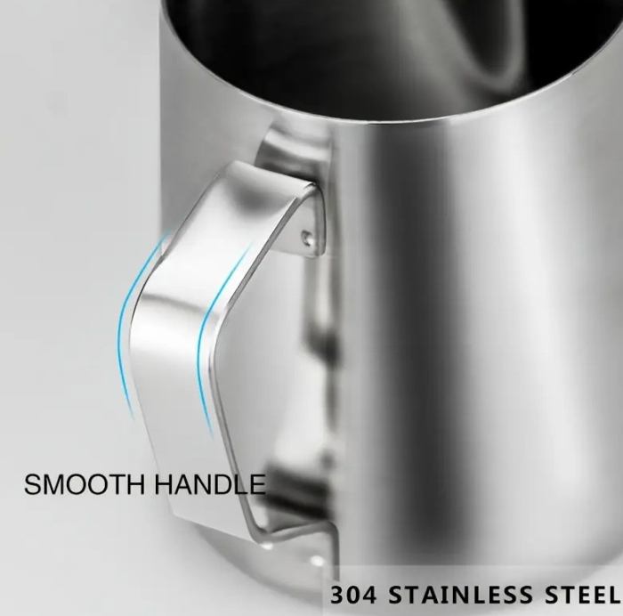 Cana pentru spumarea laptelui, Inox, gradatie 300 ml, capacitate 350 ml, 7.5x9 cm [3]