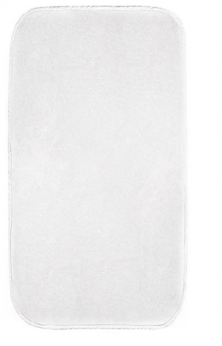 Cearceaf impermeabil pentru patut cu elastic, alb, 70x130 cm [2]