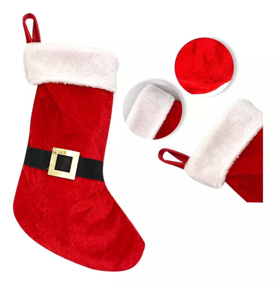 Cizmulita de Craciun rosie , Mos Craciun - 41cm [1]