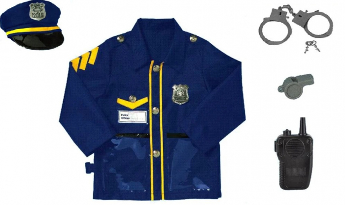 Costum politist copii cu accesorii, 4-8 ani [2]