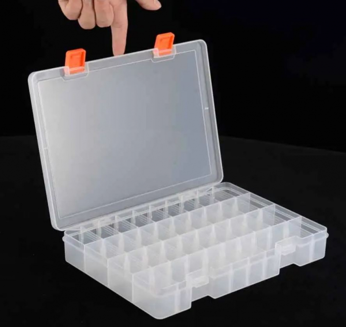 Cutie pentru organizare, 40 compartimente, 38x28.5x5.5 cm [3]