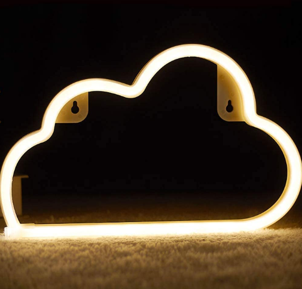 Decoratiune luminoasa LED neon, model NOR, lumina calda, 29.5x18.3x1.5 cm, alimentare USB [3]