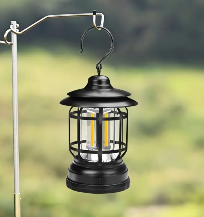 Felinar camping cu 3 LED-uri, rezistent la apa, 2 intensitati de iluminare [2]