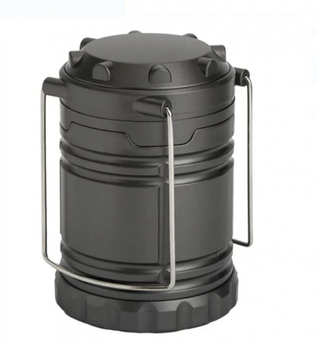 Felinar LED pliabil, 9 W, Gri, 19 cm [4]