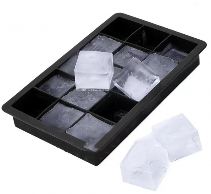 Forma pentru 15 cuburi de gheata, din silicon, 18x11x3 cm [3]