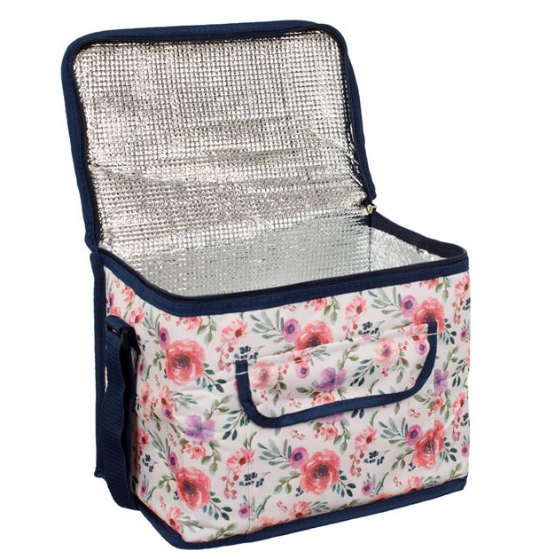 Geanta termoizolanta, model floral, 14 Litri, 31x24x20 cm [3]
