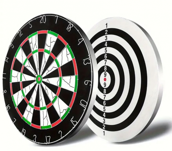 Tabla Darts, cu 2 fete, 5 sageti incluse, 44.6 cm [3]