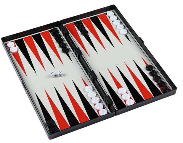 Joc magnetic 3 in 1, sah, table si dame, 35x35x2 cm [4]