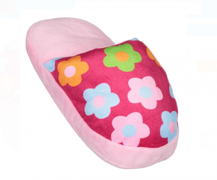 Jucarie papuc roz de plus, 20cm [2]