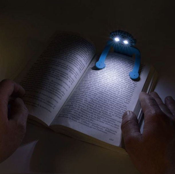 Lanterna cu suport pentru citit, LED, 8.5 x 16 cm [2]