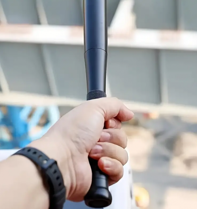 Lanterna din aluminiu, tip bata baseball, bec LED 5 W, rezistenta la apa, 31 cm [4]
