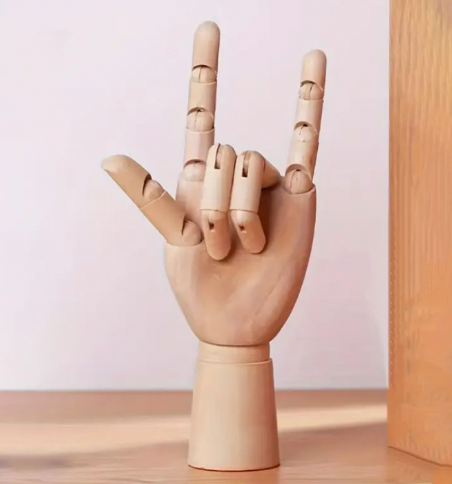 Manechin mana din lemn, 25 cm [3]