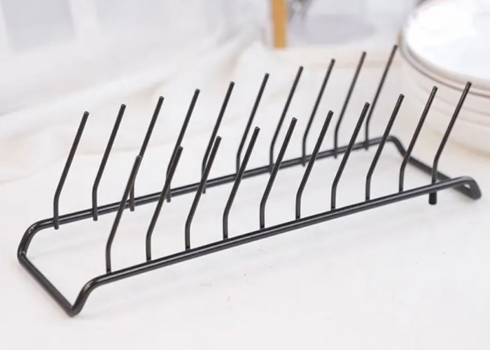 Organizator din otel pentru farfurii, 28x9x8 cm [3]