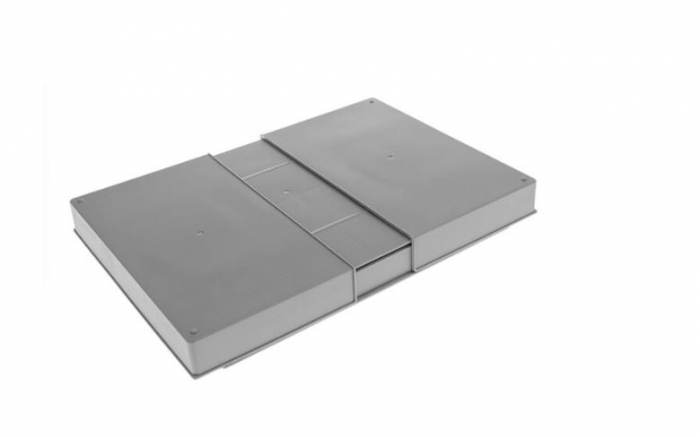 Organizator extensibil pentru sertar, plastic, gri, 30/52cmx25cmx3.8 cm [5]