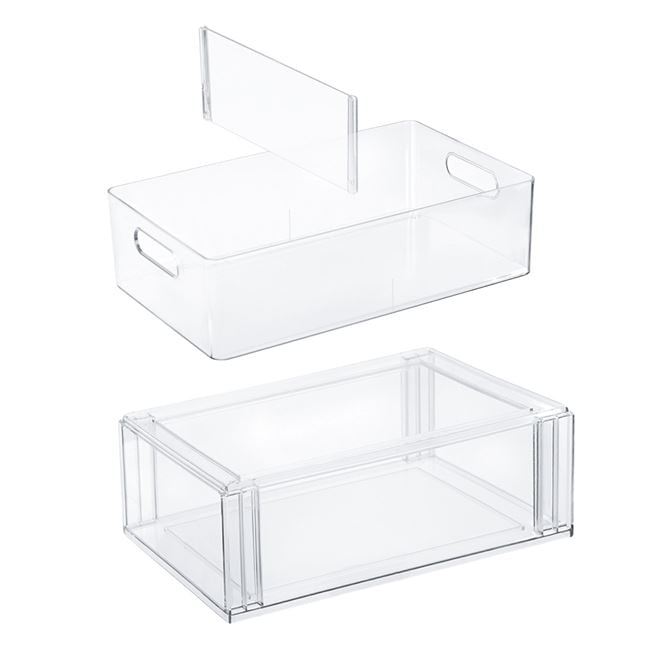 Organizator frigider cu separator si capac, 32x21x10.5cm [3]