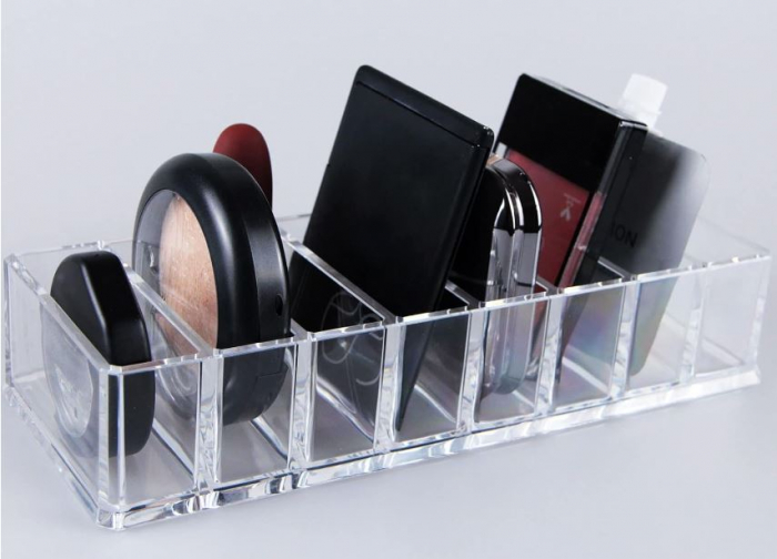 Organizator transparent pentru cosmetice, 25 x 8.5 x 5 cm [2]