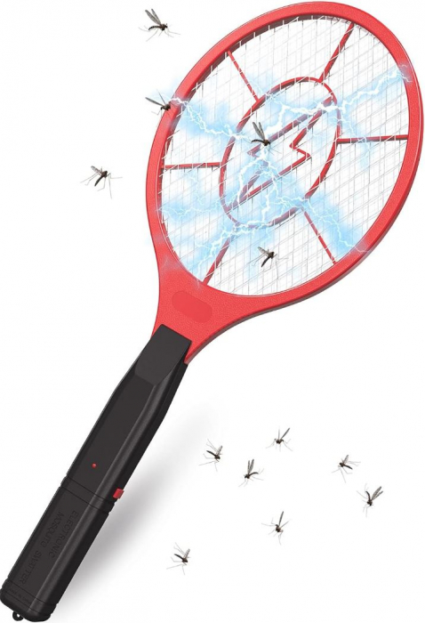 Paleta electrica pentru exterior si interior, anti tantari, muste, viespi si alte insecte, 44x17 cm [6]