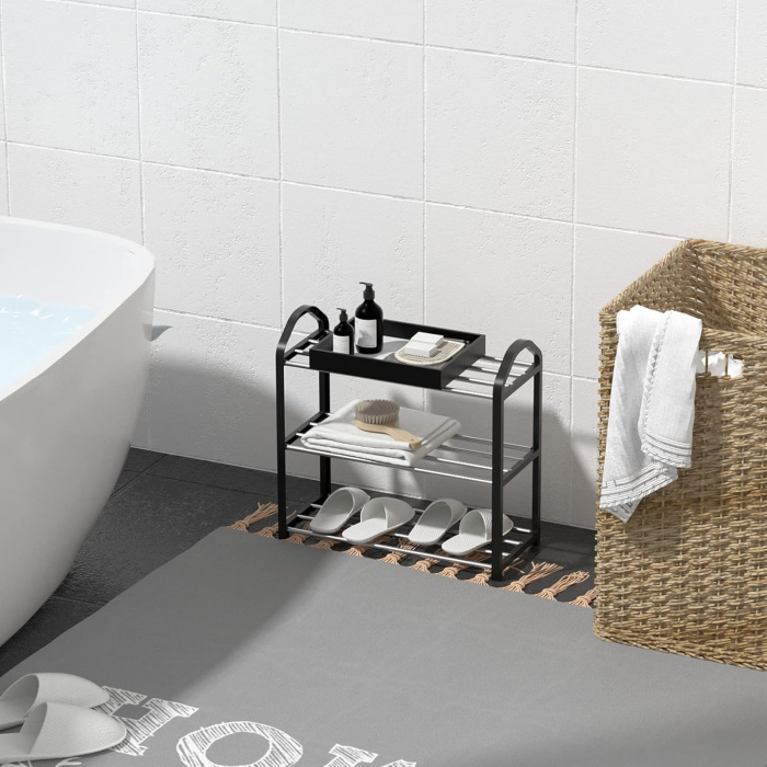 Pantofar cu 3 rafturi, 41x19x47.5 cm [2]