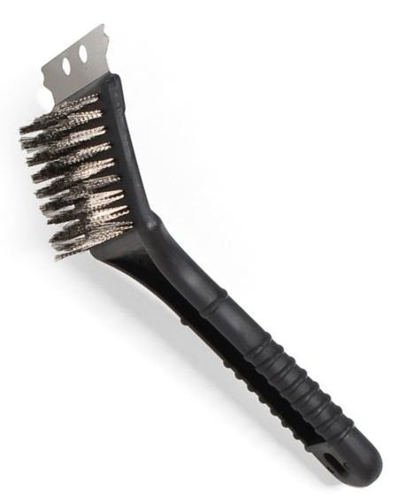 Perie de sarma cu razuitor, pentru gratar, 22 cm [2]