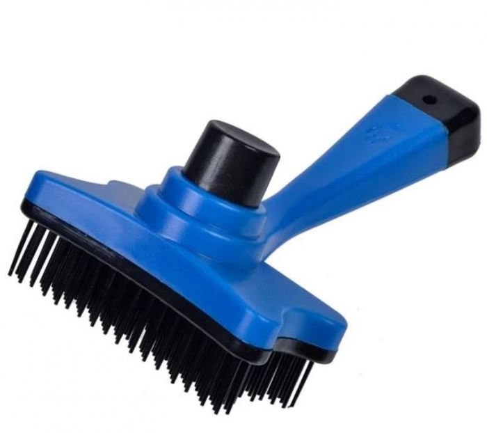 Perie pentru animale de companie cu mecanism de curatare, 13cm [2]