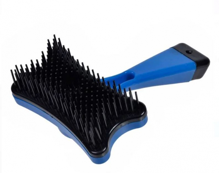 Perie pentru animale de companie cu mecanism de curatare, 13cm [3]