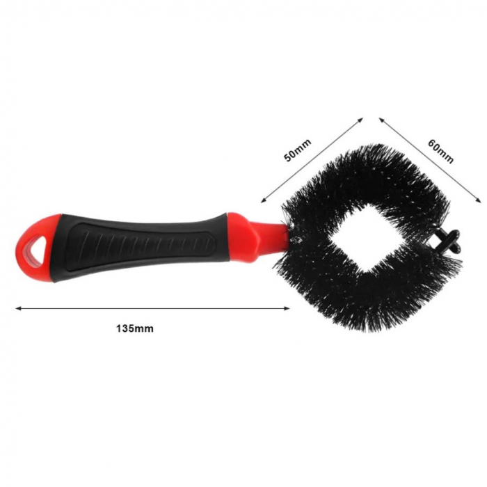 Perie pentru curatare bicicleta, ABS/metal, 19 cm [3]