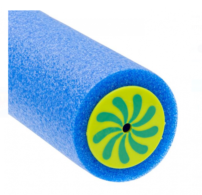 Pistol cu apa, pentru copii, albastru, tip tub, model masinuta, din spuma, 26 cm [2]