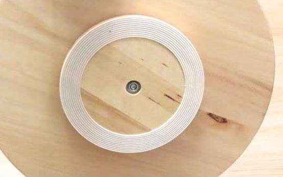 Platou rotativ din lemn, 39 cm [4]