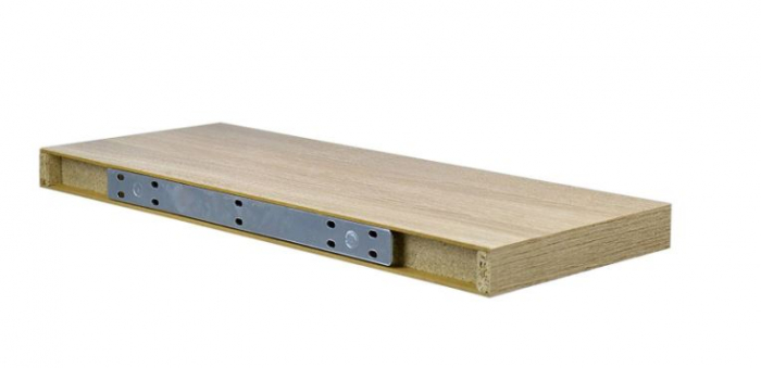 Polita suspendata MDF, Stejar Sonoma, 60x23.5x3.8 cm [6]
